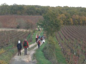 Cournou groupe de randonneurs