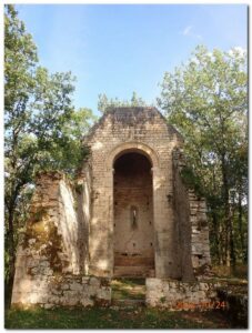 Duravel ruine de l'église st Avit