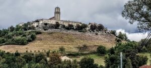 Tournon d'Agenais LOT vue sur la bastide