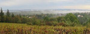 Trespoux LOT paysage de brume