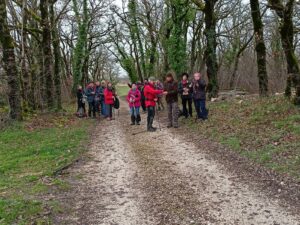 groupe de randonnneurs des montapattes à st matré