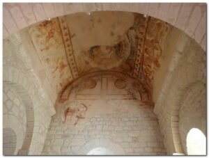 Randonnée de montlauzun fresques de la Chapelle de Rouillac 