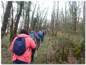 Les Montapattes en randonnée sur Luzech dans le LOT
